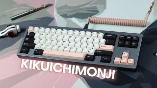 Kikuichimonji By Bisoromi x AEBoards The Perfect Layout w Pinokos amp GMK Olivia  Sound Test [upl. by Ateekan108]