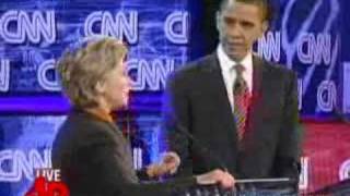 Clinton Obama Clash at Debate [upl. by Katerina]