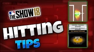 MLB The Show 18  Zone Hitting Tips [upl. by Gwendolyn]