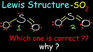 Lewis Structure of Sulphur Dioxide  SO2 [upl. by Prussian450]