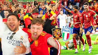 Spanien vs Italien  EM Stadionvlog 🇪🇸🇮🇹  PURE DOMINANZ  TITELFAVORIT ViscaBarca [upl. by Anuait]