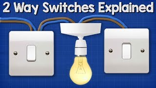 Two Way Switching Explained  How to wire 2 way light switch [upl. by Vargas701]