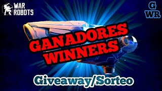 War Robots  GANADORES WINNERS 7 Armas Frozen Tamer 🎉 WRwinTamer [upl. by Aneela]