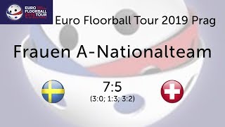 EFT 2019 Prag Frauen ANationalteam Schweden vs Schweiz [upl. by Philippe562]