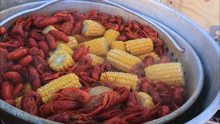 How to boil crawfish Louisiana Cajun crawfish boil [upl. by Lacee]