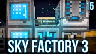 AUTO CRAFTING  SKY FACTORY 3  EPISODE 15 [upl. by Seuqirdor]