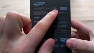 Samsung Galaxy SIII LTE GTi9305 Unboxing [upl. by Kirad32]