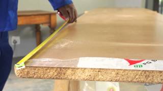 How to install Formica LifeSeal Worktops – Measuring and cutting [upl. by Iaverne]