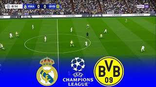 LIVE 🔴 REAL MADRID vs BORUSSIA DORTMUND  Champions League 20242025  22 October 2024  FL 2025 [upl. by Ydissak]