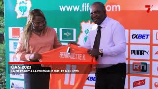 CAN 2023  la FIF réagit à la polémique sur les maillots [upl. by Oigroig]