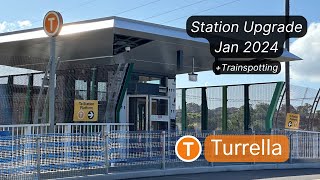 Sydney Transport Vlog 455 Turrella Station Upgrade January 2024  New Entrance Open  Trainspotting [upl. by Hilaire]