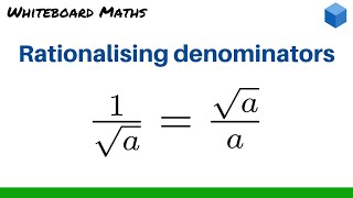 Learn how to rationalize the denominator with a binomial and radical [upl. by Enileve]