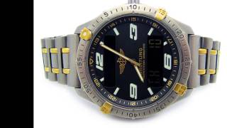 Breitling AEROSPACE Quartz 40mm Titanium 18k Gold on Matching Bracelet Ref  F65062 [upl. by Tait]