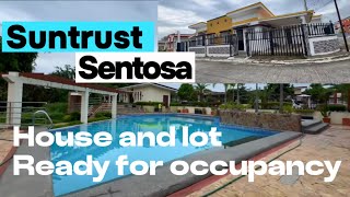 V59724 Suntrust sentosa calamba duplex house corner lot 5 bedrooms  complete amenities [upl. by Essirehc]