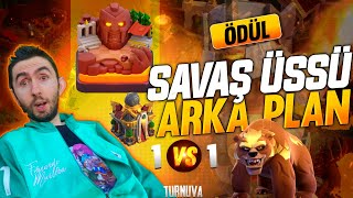 Altın Bilet Çekilişi  YASAKLI 1VS1 TH16 SAVAŞ ÜSSÜ ARKA PLAN ÖDÜLLÜ TURNUVA  Clash Of Clans [upl. by Larret409]