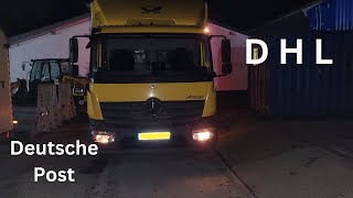 Nachtschicht die zweitePostkutscherTruckingDHLDeutschePost [upl. by Narra890]