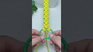 Instructions for tying a simple and beautiful yellow apricot blossom bracelet diy bracelet [upl. by Matthew]