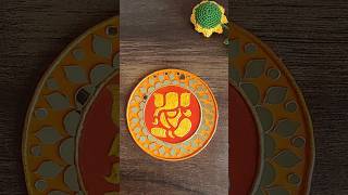 Ganpati Decor  Fevicryl 3D Outliners  Fevicryl Hobby Ideas [upl. by Benil]