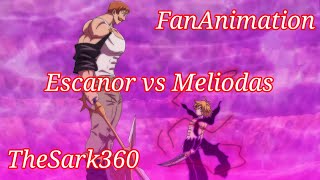 Escanor vs Meliodas FanAnimation teaser Definitvo [upl. by Shepard408]