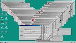 Windows 98 crazy Error RESOLUTION 16 [upl. by Ystap824]