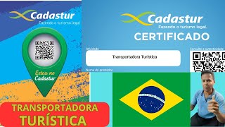 CADASTUR Como pegar o certificado TRANSPORTADORA TURÍSTICA [upl. by Eseela871]