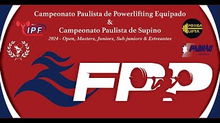 DIA 1 CAMPEONATO PAULISTA DE SUPINO CLÁSSICO 2024 SEXTA 1110 [upl. by Letnohs215]