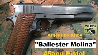 Ballester Molina 45 ACP Pistol [upl. by Ntsuj]