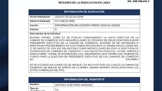 quotHagamos una elección limpiaquot Antonio París sobre la elección del Presidente Ejecutivo de la CCI [upl. by Buseck857]