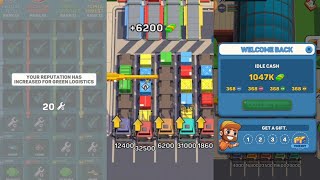 Transport it 3d tycoon idle games gameplay walkthrough Bangla [upl. by Starlin]