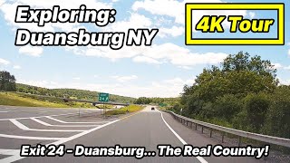 Duanesburg New York  Exit 24 off I88  Driving 4k [upl. by Elmira]