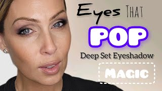 Dramatic Eye Makeup for Deep Set Eyes Eyeshadow Tutorial makeup eyeshadowtutorial [upl. by Edlihtam]