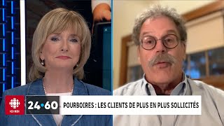 24•60  Pourboires  les clients de plus en plus sollicités [upl. by Aihsila]