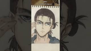 شرايكم ميكاسااكرمان anime اكسبلور drawing رسم art انمي attackontitan اوتاكو لايك [upl. by Alyac]