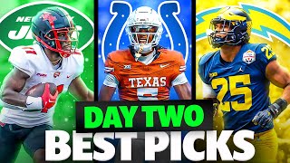 BEST PICKS of Day 2 2024 NFL Draft [upl. by Arahk]