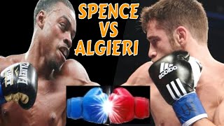 SPENCE JR VS ALGIERI The Undefeated Rising Star highlights [upl. by Salta778]