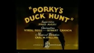 Looney Tunes 1937 “Porky’s Duck Hunt” P4  Warner Bros Pictures [upl. by Eniluj]