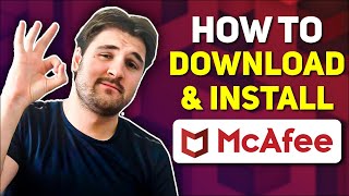 How To Download amp Install McAfee Antivirus  Easy Tutorial [upl. by Annirok]