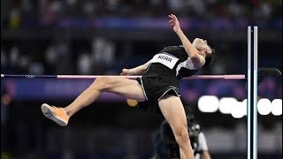 Hamish Kerr Wins Gold Medal In Mens High Jump Paris Oympics 2024 Usa McEwen And Hamish Kerr 236m [upl. by Jacquet823]