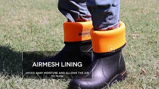 Perfect FarmChore Rubber Boot  Mudcat Dryshod Footwear [upl. by Rolyab]