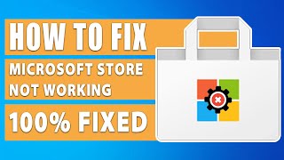 Microsoft Store not working 100 Fix [upl. by Nico]