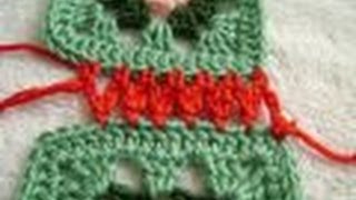 Crochet Granny Squares  4 Join with Chain Stitch amp Dc2tog [upl. by Corel440]