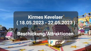 Kirmes Kevelaer  18052023  22052023   Beschickung  Attraktionen [upl. by Arik]