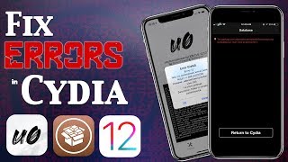 Fix Cydia Error Messages Common Problems amp Bootloop on iOS 124 Jailbreak Unc0ver [upl. by Elladine]