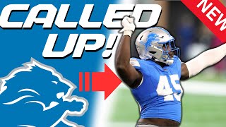 Detroit Lions Make Last Minute Change To The Roster [upl. by Corilla]