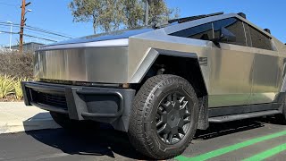 Tesla Cybertruck Front Bumper Bar Steel Guard [upl. by Okimuy]