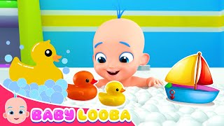 Bath Time with Baby Looba  Nursery Rhymes  nurseryrhymes kidsvideo bathsong [upl. by Annorah]