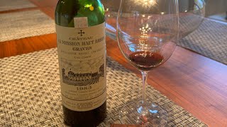 La Mission Haut Brion 1983 Graves Trophy Bordeaux Wine Review [upl. by Elladine]