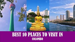 10 Best Places to visit in Colombo 2024  Sri Lanka Travel Guide [upl. by Nylakcaj]