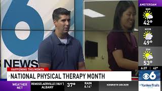 Schenectady Centers Rehab Director Brian Reese Appears on WRGBTV for Physical Therapy Month [upl. by Ursuline657]