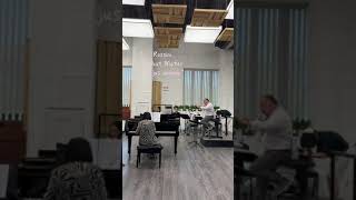 Yijie Shi  Rossini Stabat Mater quotcujus animamquot rehearsal 石倚洁 圣母悼歌 [upl. by Aseela]